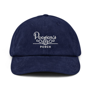 Poogan's Porch Navy Corduroy Hat