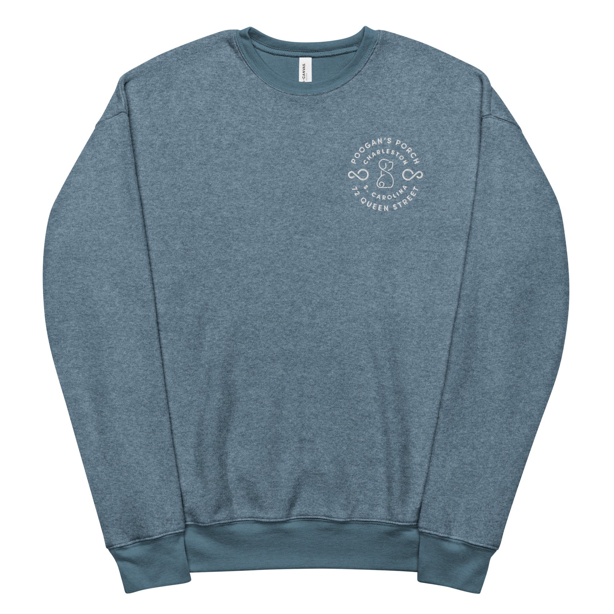 Poogan's Porch Unisex Fleece Sweatshirt (Assorted Colors)